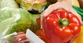 パプリカやレタスなどの野菜